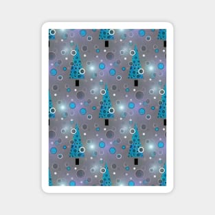 Blue Christmas Magnet