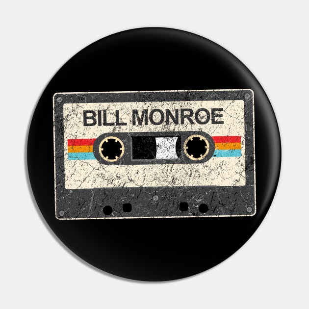 kurniamarga vintage cassette tape Bill Monroe Pin by kurniamarga.artisticcolorful