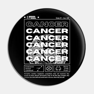 Cancer zodiac sign Pin