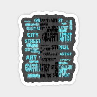 International Street Art Festival Splash Graffiti Magnet