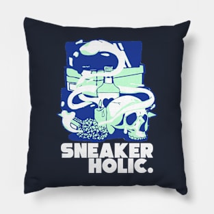 Sneaker Holic Blue Mint Pillow