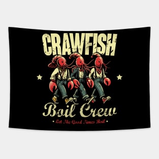 Crawfish Boil Crew Tapestry