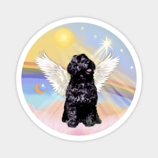 Portuguese Water Dog in Heaven's Clouds Magnet