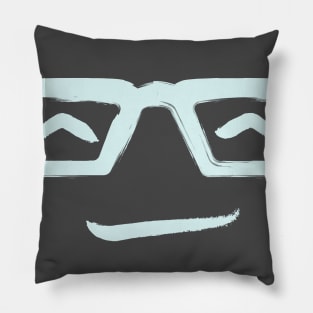 White Glasses Pillow