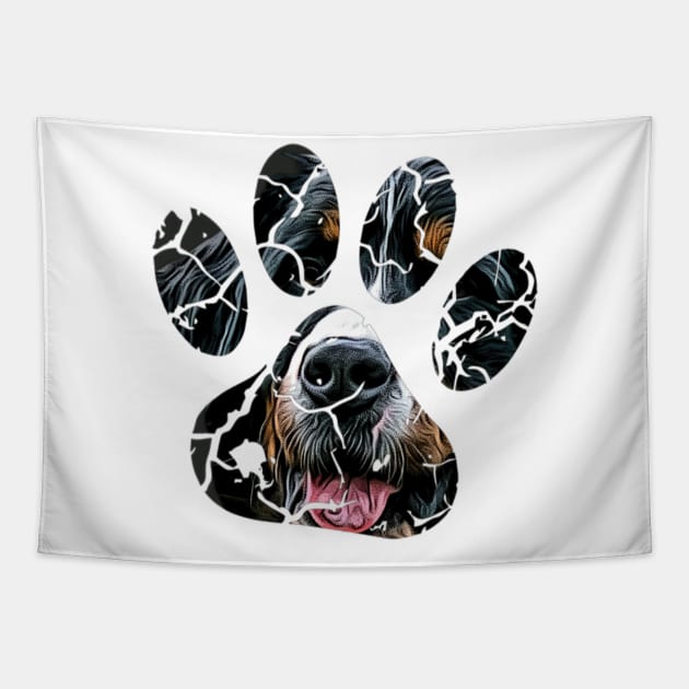 Bernese mountain dog Tapestry by Bernesemountaindogstuff