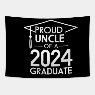 Proud Uncle of a 2024 Graduate Senior Class Family Graduation Tapestry