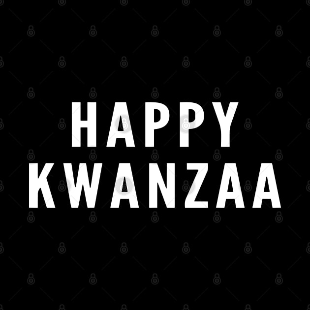 Happy kwanzaa typography design by Shop-now-4-U 