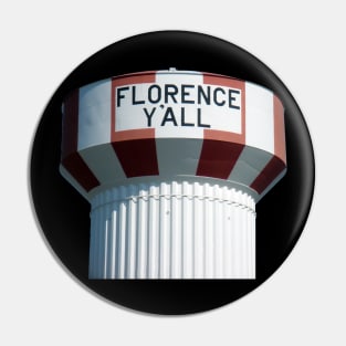 Florence Y'all Water Tower Pin