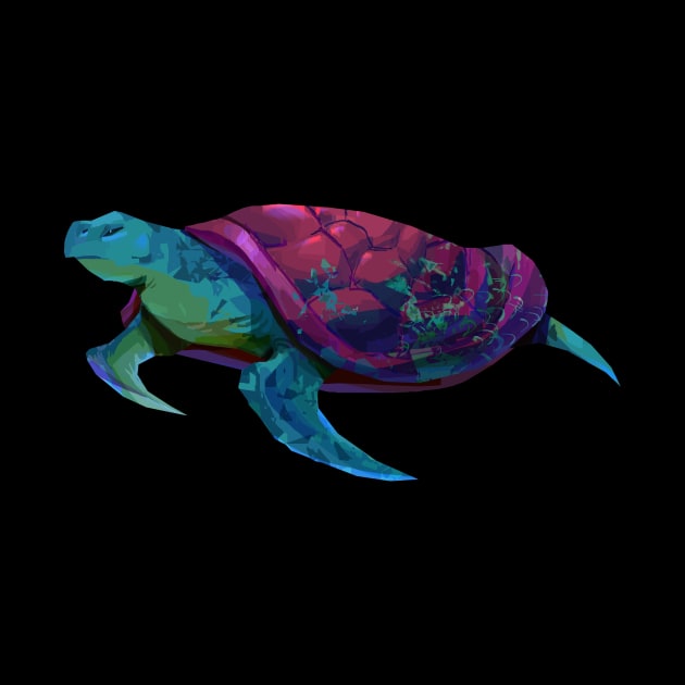 Sea Turtle by banditotees