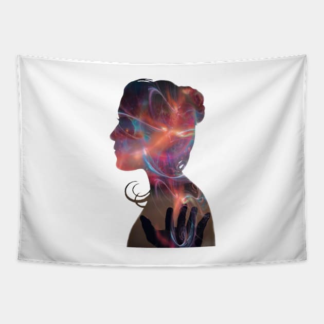 Spark smoke Tapestry by ZoeBaruch