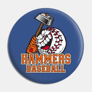 Hammers Baseball Logo Pin