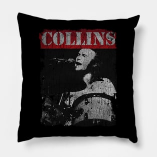 TEXTURE ART - Phil Collins Drumer Pillow