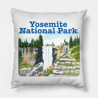 The Mist Trail, Yosemite National Park Pillow