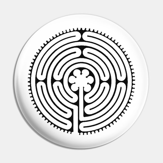 Labyrinthe de Chartres Pin by Lapicorn Design