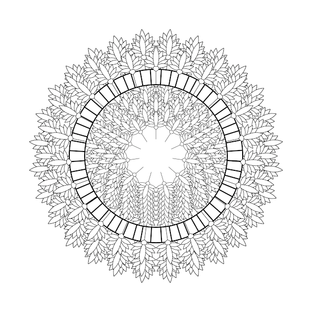 Mandala for Coloring by javierinside