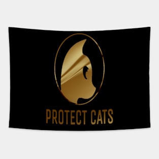 Protect cats Tapestry