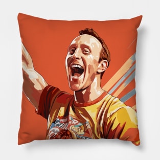 Joey Chestnut Pillow