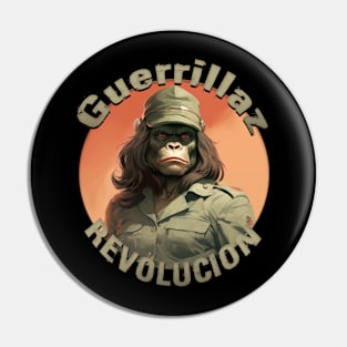 Guerrillaz Revolucion #10: Embrace the Revolution for Change Pin