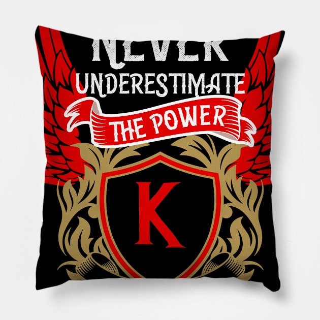 Never Underestimate The Power Kirk | Kirk First Name, Kirk Family Name, Kirk Surname Pillow by TuckerMcclainKNVUu