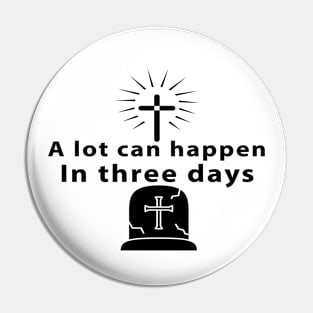 He Is Risen Cool Inspirational Easter Christian Pin