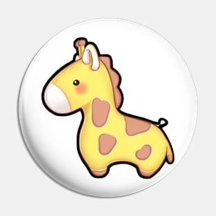 Plushie giraffe Pin