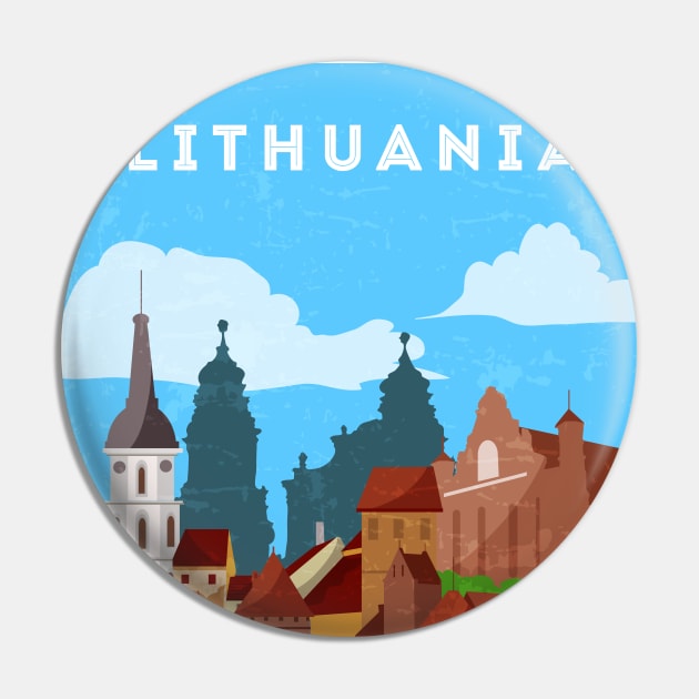 Lithuania Pin by GreekTavern