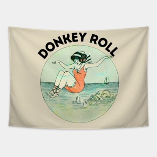 Donkey Roll Tapestry