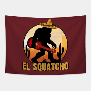 El Squatcho Mexican Sasquatch Bigfoot Tapestry