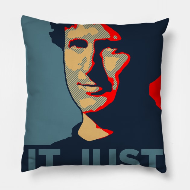 Todd Howard - It Just Works Hope Poster Pillow by Kaamalauppias
