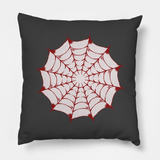 Spiderweb Pillow by aaallsmiles