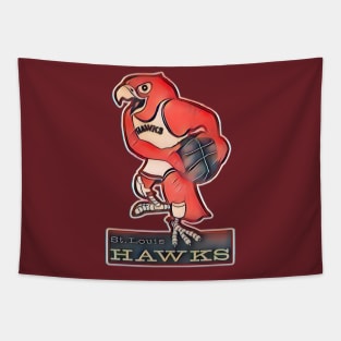 St. Louis Hawks Basketball Tapestry