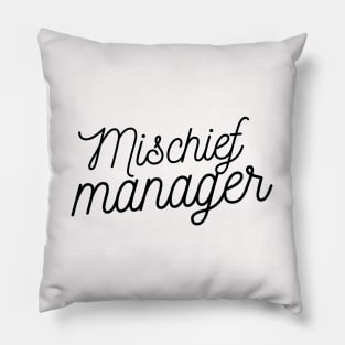 Mischief manager - Eyesasdaggers Pillow