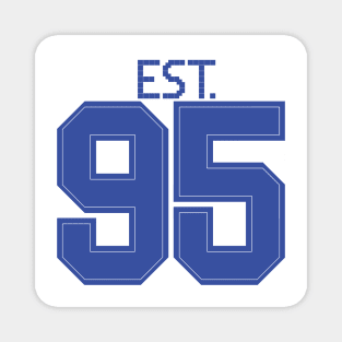 Est. 95 blue Magnet