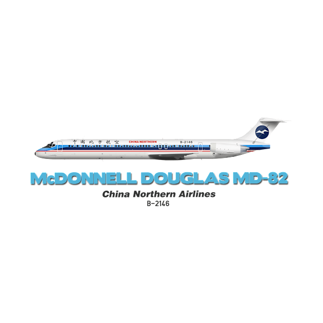 McDonnell Douglas MD-82 - China Northern Airlines by TheArtofFlying