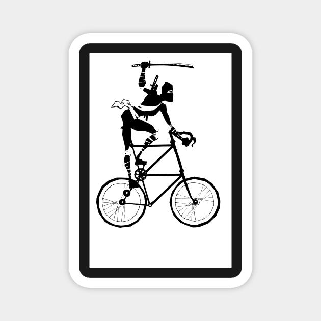 Attack of the Tallbike Ninja grosvenordesign grosvenor John Magnet by grosvenordesign