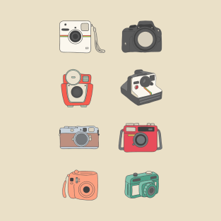 Cameras Sticker Pack 1 T-Shirt