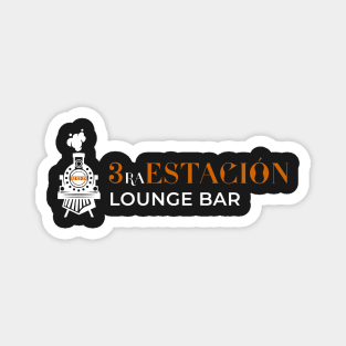 3ra Estación Lounge Bar (White) Magnet