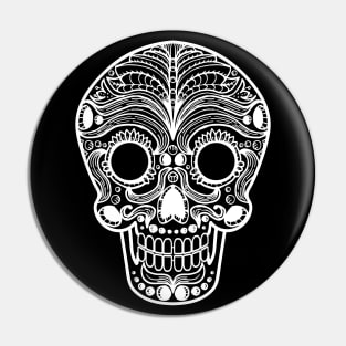 Calavera Skull Pin