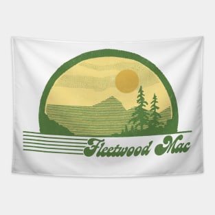 Fleetwood Mac / Retro 70s Style Fan Design Tapestry