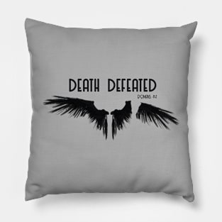 Death Defeated, Romans 8:2, Bible Verse Pillow