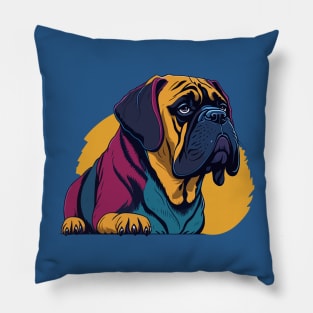 English Mastiff Portrait Pillow