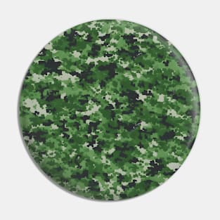 GREEN CAMO DESIGN, PATTERN Pin