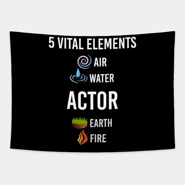 5 Elements Actor Tapestry by Hanh Tay