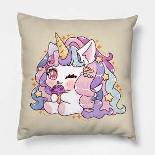 Cute Unicorn Ice Cream Pillow