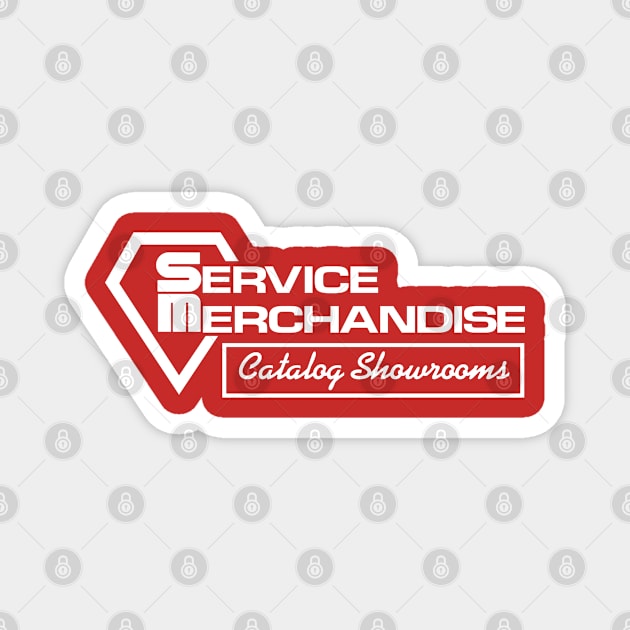 Service Merchandise Catalog Showroom Magnet by Tee Arcade