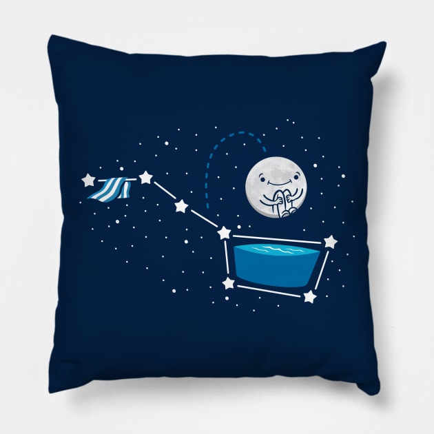 Moonlight Dip Pillow by RyanAstle