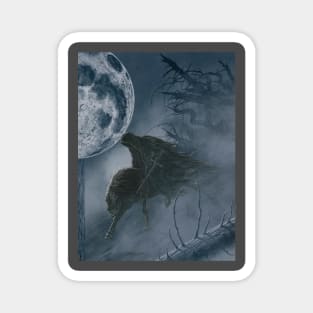 The Witchking Rides Under the Moon of Middle-earth Magnet