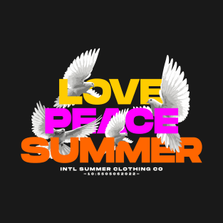 love peace summer simple vintage fashion T-Shirt