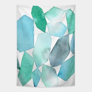 【Pattern】Turquoise-Collage Tapestry