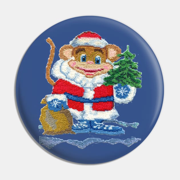 New Year Monkey 2016 Pin by olgart